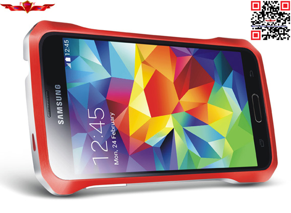 Unique Fashion Design Import Aluminum CNC Processing Bumper For Samsung Galaxy S5