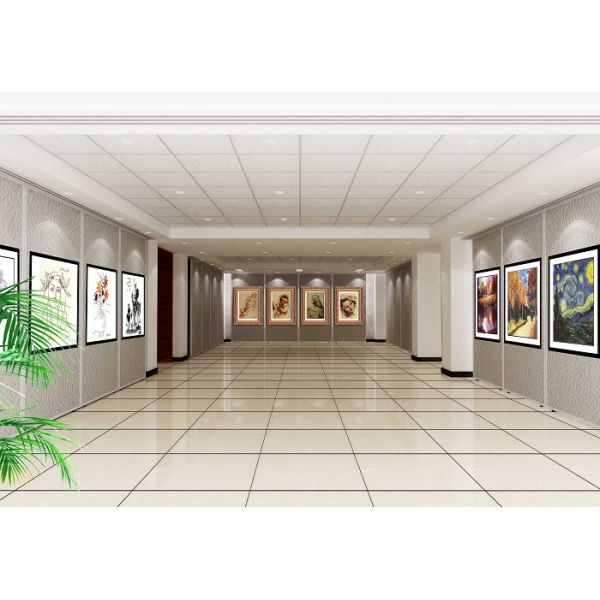Modern Gallery Or Exhibition Partition Walls 500 / 1200 mm Width