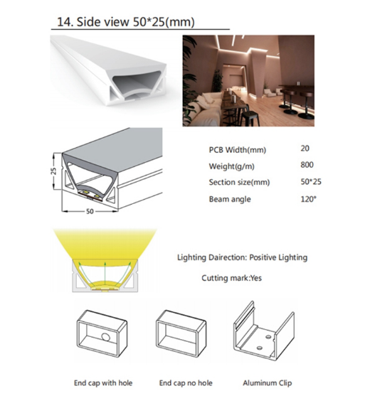 LED Neon Rope Tube LED Light Accessories Easy Installation Waterproofing