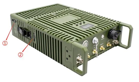 43dBm Long Range Manpack IP MESH Manet Radio IP66 Rated For Communication