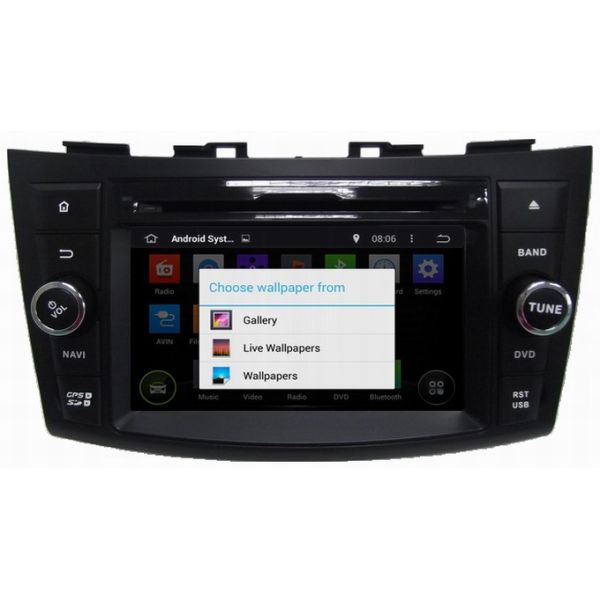 Ouchuangbo Auto Multimedia DVD Player for Suzuki Swift 2011-2012 Android 4.4 3G Wifi Bluetooth Touch Screen OCB-7055D