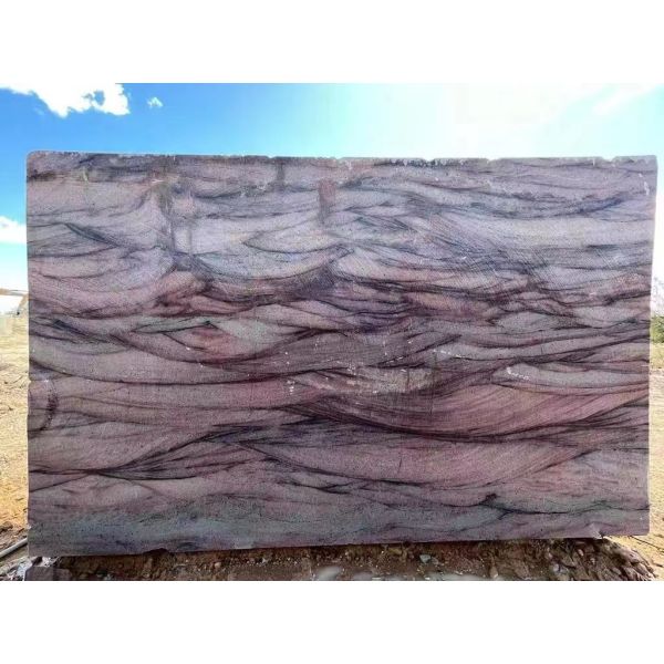 Brazil Red Marble Slab Brazil Red Colinar Marble Polished Surface Finished Impact Resistant