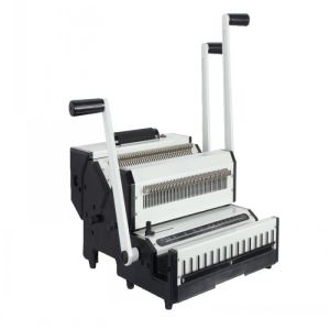 Buy cheap Double Loop Wire And Plastic Spiral Coil Punching Binding Machine product