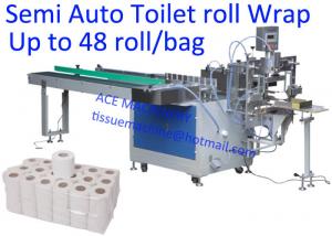China CE 48 Rolls / Bag Toilet Paper Packaging Machine on sale