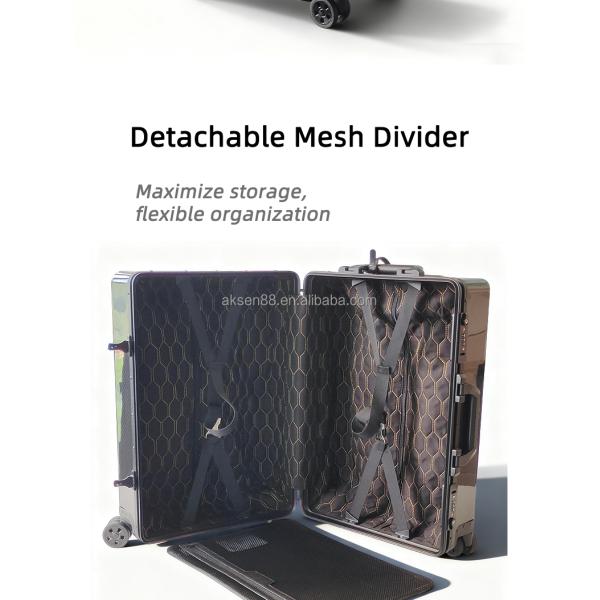 Upgrade Your Travel Experience with Unisex Carbon Fiber Shell Luggage featuring Spinner Caster and TSA Lock