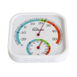 Square Shape Simple Design Mingle Thermometer With Accuracy Parameter