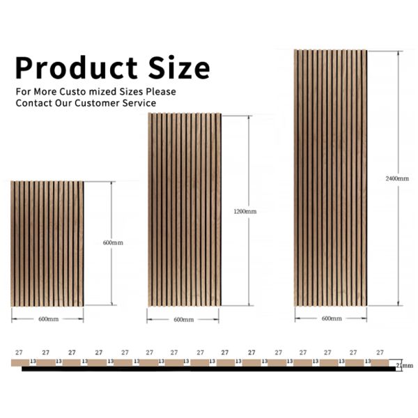 Natural Acoustic Slat Wood Panel Acoustic Sound Proof Ceiling Panels For Office