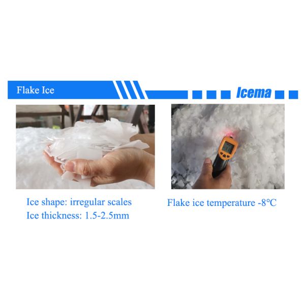 2T Freshwater Flake Ice Machine 380V/220V With Ice Storage