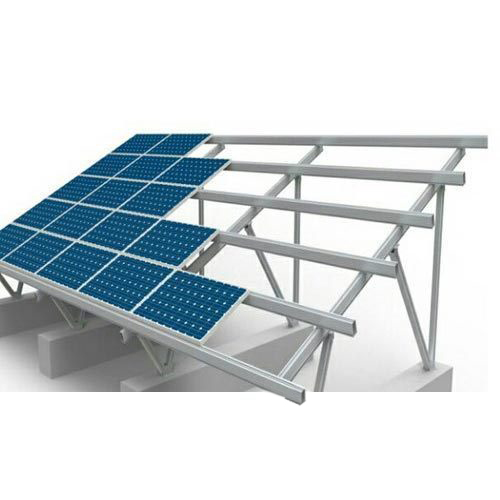 Galvanized Steel Solar Panel Support Structure 355MPa For Photovoltaic Power Plants