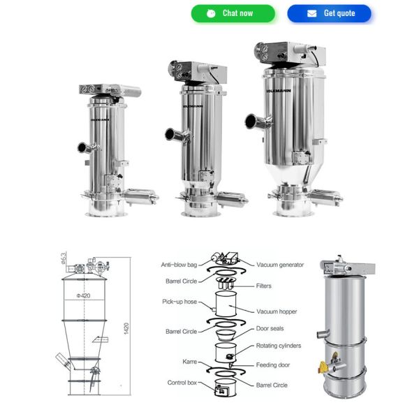 Feeding Device With Good Quality Vacuum Convery For Roast Coffee