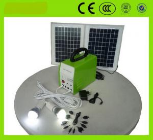 Buy cheap portable solar generator solar energy system for home lighting, TV, Fans, mobile charger product
