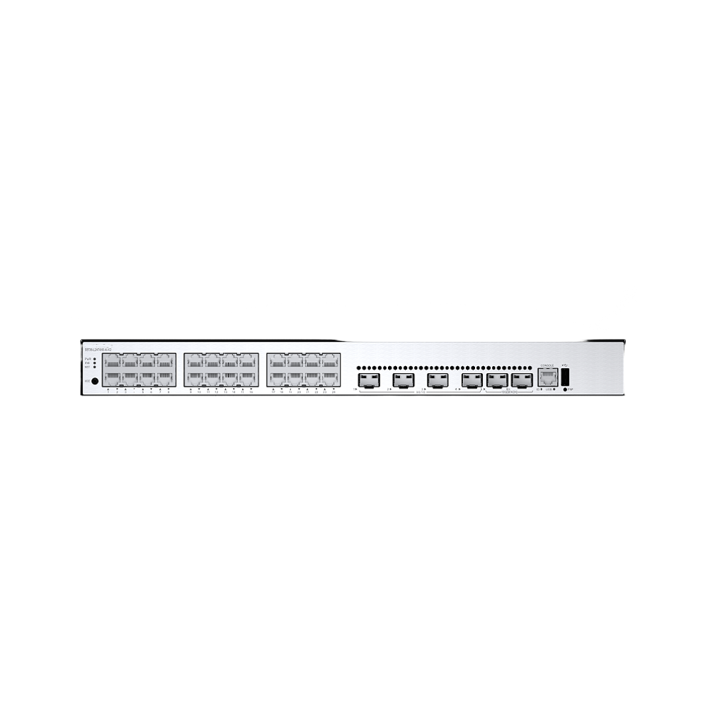 Stock 48 Ports Ethernet Switch with POE Function Original S5735-L24P4XE-A-V2 Switch 4*10GE SFP 2*12GE Stack Ports
