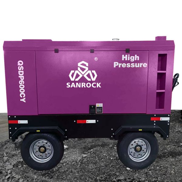 Portable Screw Air Compressor Capacity 16m3/min Diesel Air Compressor Two Stage Screw Air Compressor