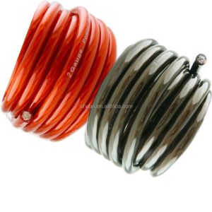 Buy cheap Experience Enhanced Sound with 2 GA AWG Flexible Translucent Speaker Wire Power Cable product