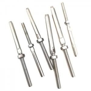 Buy cheap OEM Heavy Duty Stainless Steel 316 Wire Rope Swage Stud Thread Terminal with Nut product