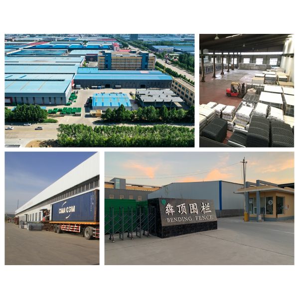 High Security Airport 50mmx200mm aoa fence Pvc Fence Panels And Posts