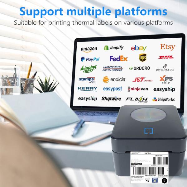 Thermal Label Printer Hot Sale Tag Direct Thermal 4 Inch Label Sticker Printer