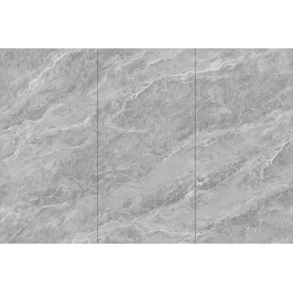 Gray Polished Glazed Porcelain Tile 900x1800mm Indoor Floor