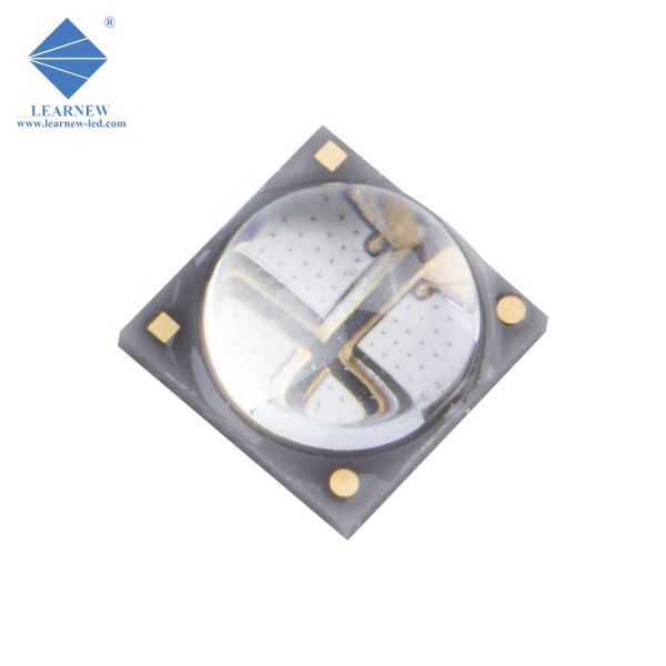 Glass Quartz 60DEG UV LED Chips 365nm 385nm High Power LED 10W