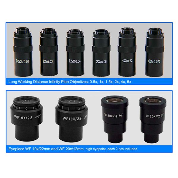 Forensic Comparison Microscope with 2x~240x Magnification LED Illumination and CE Certification for Laboratory Research