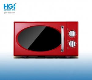 China Red Digital Timer Control 20L Microwave Oven Stainless Steel on sale