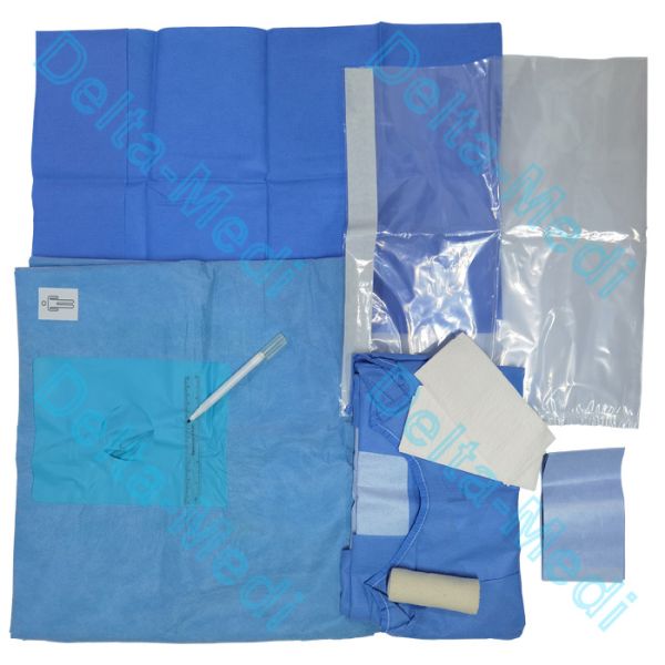 Reinforced PP+PE/SMS/SMMS/SMMMS Disposable Surgical Knee Arthroscopy Pack