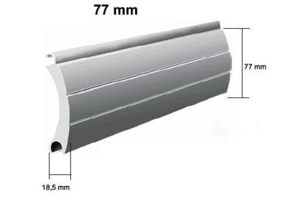 42mm - 77mm Aluminium Roller Shutter Door Machine 32 - 38 Forming Stations