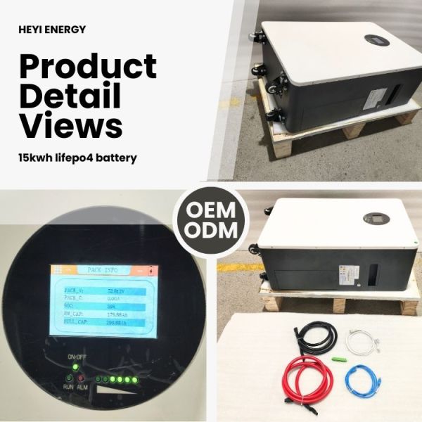 Home Energy Storage System 48V 51.2V300AH 15Kwh lithium iron battery 8000 cycles
