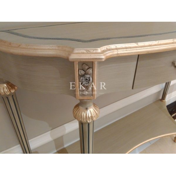 Art deco console table mirrored console table antique apricot console table FH-108