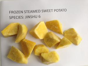 Buy cheap IQF Frozen Steamed Yellow Sweet Potato, Jishu #6, for pizza market in Korea product
