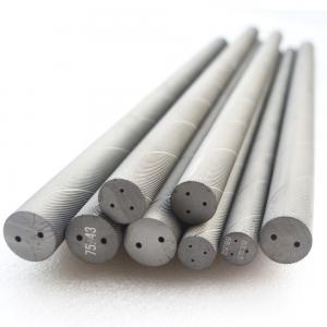 China Tungsten Carbide Helical Coolant Rods 60 HRC End Mill Rod 9% Binder on sale