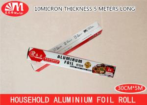 Buy cheap 100g-102g/ Roll Aluminium Foil Paper Roll Safe Material 30cm X 10 Micron X 5m Size product