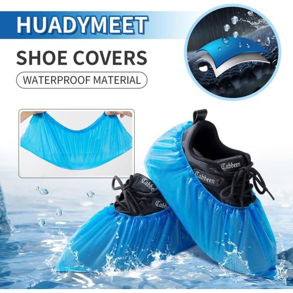 Non-Slip Durable Waterproof Disposable Shoes Booties Protector Cover