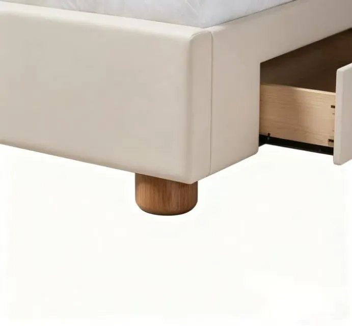 New Style Bed Has Ample Built-in Drawer Compartments