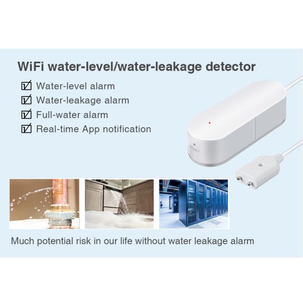 Tuya Smart WIFI Water Leak Sensor Home Independent Security System Notification Alert