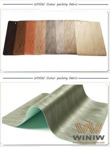 Buy cheap 0.5mm Smooth Texture Synthetic Leather Fabric Covering Material product