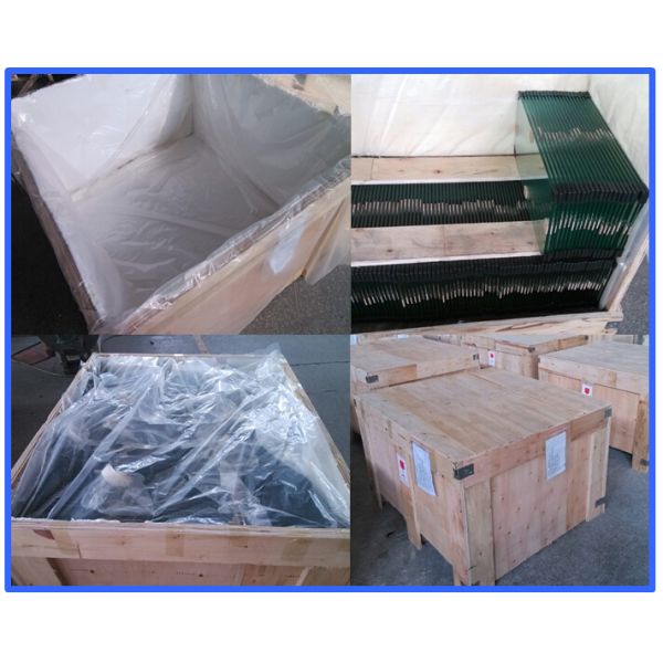 Transparent Tempered Glass Shelves High Strength For Store Security