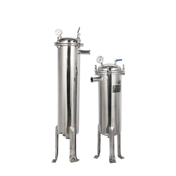 Beverage Stainless Steel Multi Bag Filter Housing Duplex Basket Strainer