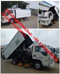 customized forland 4*2 RHD 3cbm road sweeping vehicle for Bangladesh, 2018s best