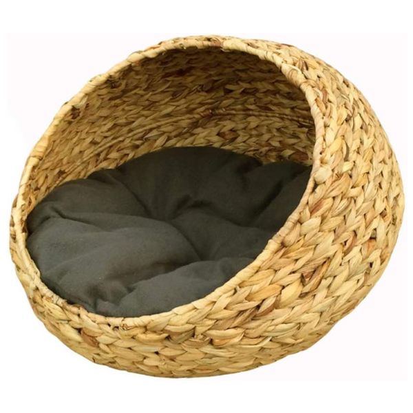 Cat Hanging Basket Bed Wicker Natural Seagrass Handwoven