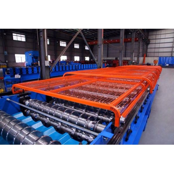 Thickness 0.75mm CRC Roof Panel Roll Forming Machine