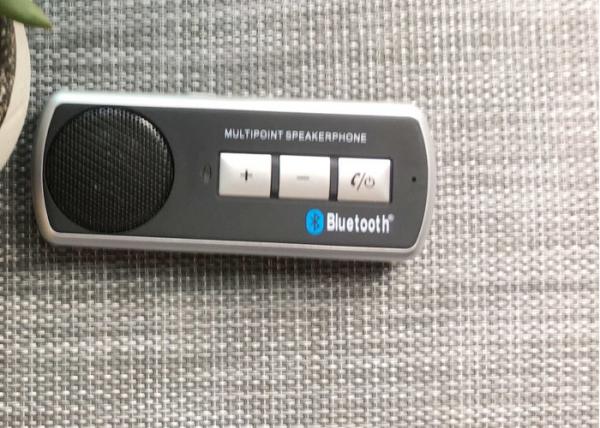 Quality Portable car radio transmitter Hands free In-Car Bluetooth Speakerphone Car Kit Speaker Phone with Sun Visor Clip for sale