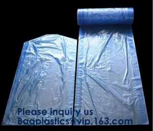 China Biodegradale Laundry Garment Dust Cover, Laundry Store Supplies, suit bag, Disposable Dry Cleaning Bags on sale