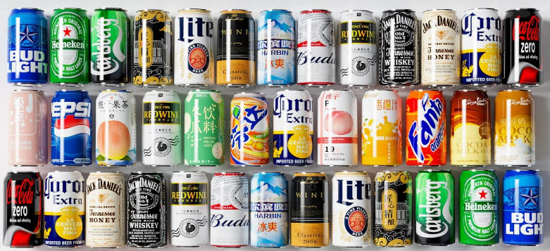 High Speed Canned Coffee Beer Packaging Equipment Production Line