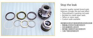 Buy cheap SH200-A3 seal kit, earthmoving attachment, excavator hydraulic cylinder rod seal Sumitomo product