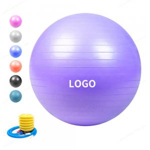 China Anti Burst Pvc 55cm 21.7 inch  Exercise Yoga Ball With hand Pump or foot pump on sale
