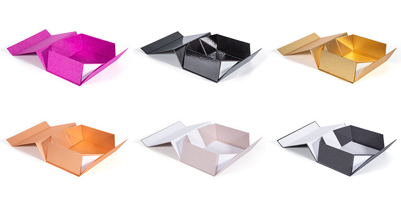Luxury Magnet Flap Flip Top Gift Boxes For Shoe Clothing Packaging Custom Logo