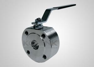Buy cheap Wafer Type Ball Valve, Stainless Steel Thin Ball Valve CF8 CF8M F304 F316 product