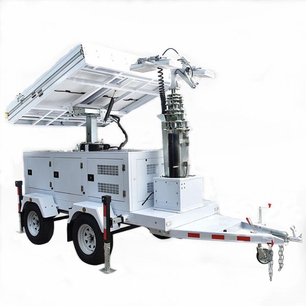 Emergency Light Tower Disaster Relief Operations Solar LED Light Tower Portable Generator Lights