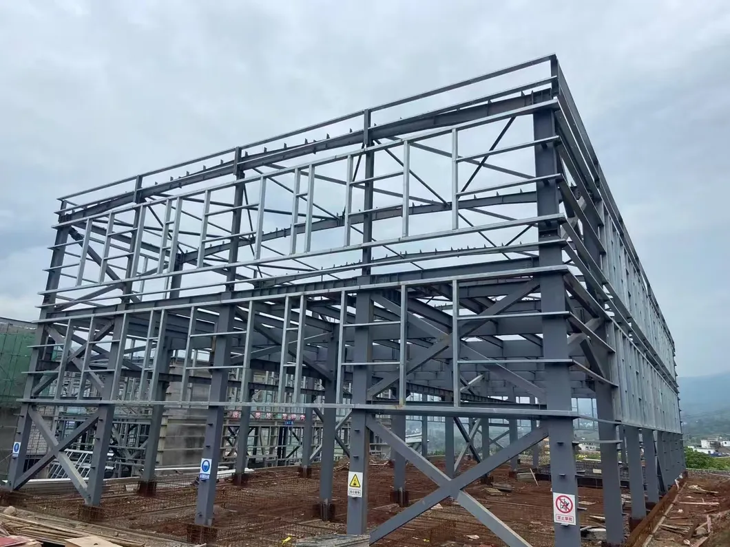 Prefabricated Steel Warehouse/Workshop/Hangar/Hall Steel Structure Industrial Factory